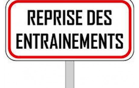 Reprise des entrainements - année 2024-2025